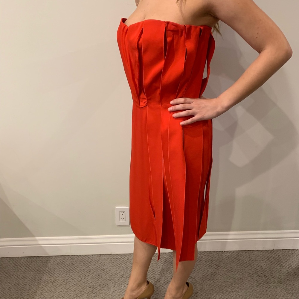 Bottega Veneta Red Cocktail Dress